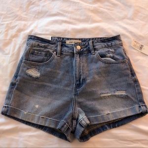 Blue Jean High waisted PacSun shorts